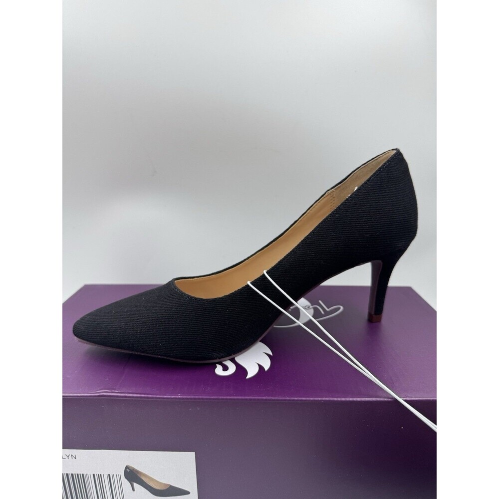 New Gloria Vanderbilt Women's Marilyn Pumps Black Closed Toe Heels Sz 6.5 Shoes - Picture 4 of 16